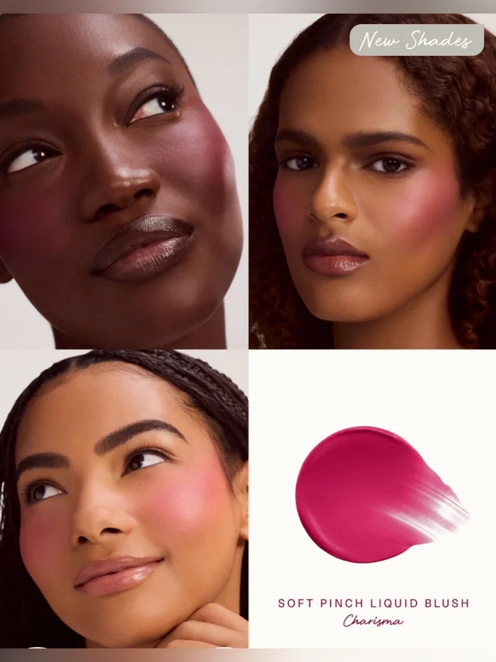 NWOB Rare Beauty Soft Pinch Liquid Blush Mini in shade Charisma retails $16 each